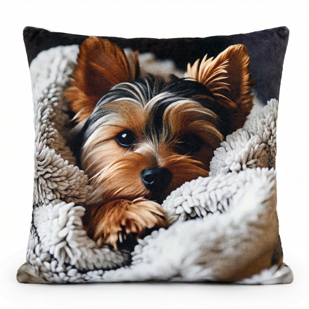 Kussenhoes 40x40 cm met schattig hondenmotief voor een gezellig interieur