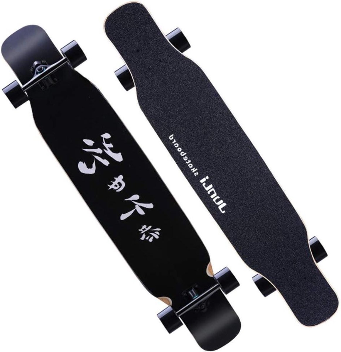 Longboard Skateboard Dance Board Cruisen en Dansen 8-Laags Esdoorn Deck 46 inch Cynisch
