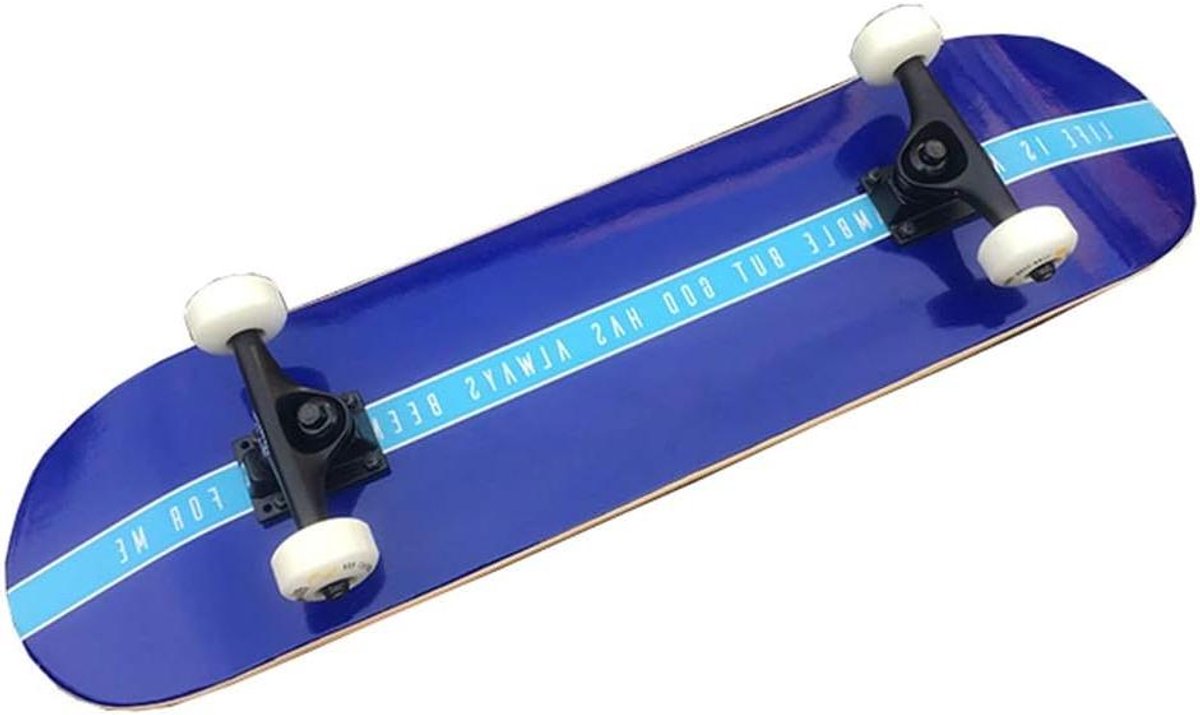Cruiser Skateboard Longboard Skateboard Straatrijden 7-laags esdoorn dek 80cm x 20cm Kleur 4