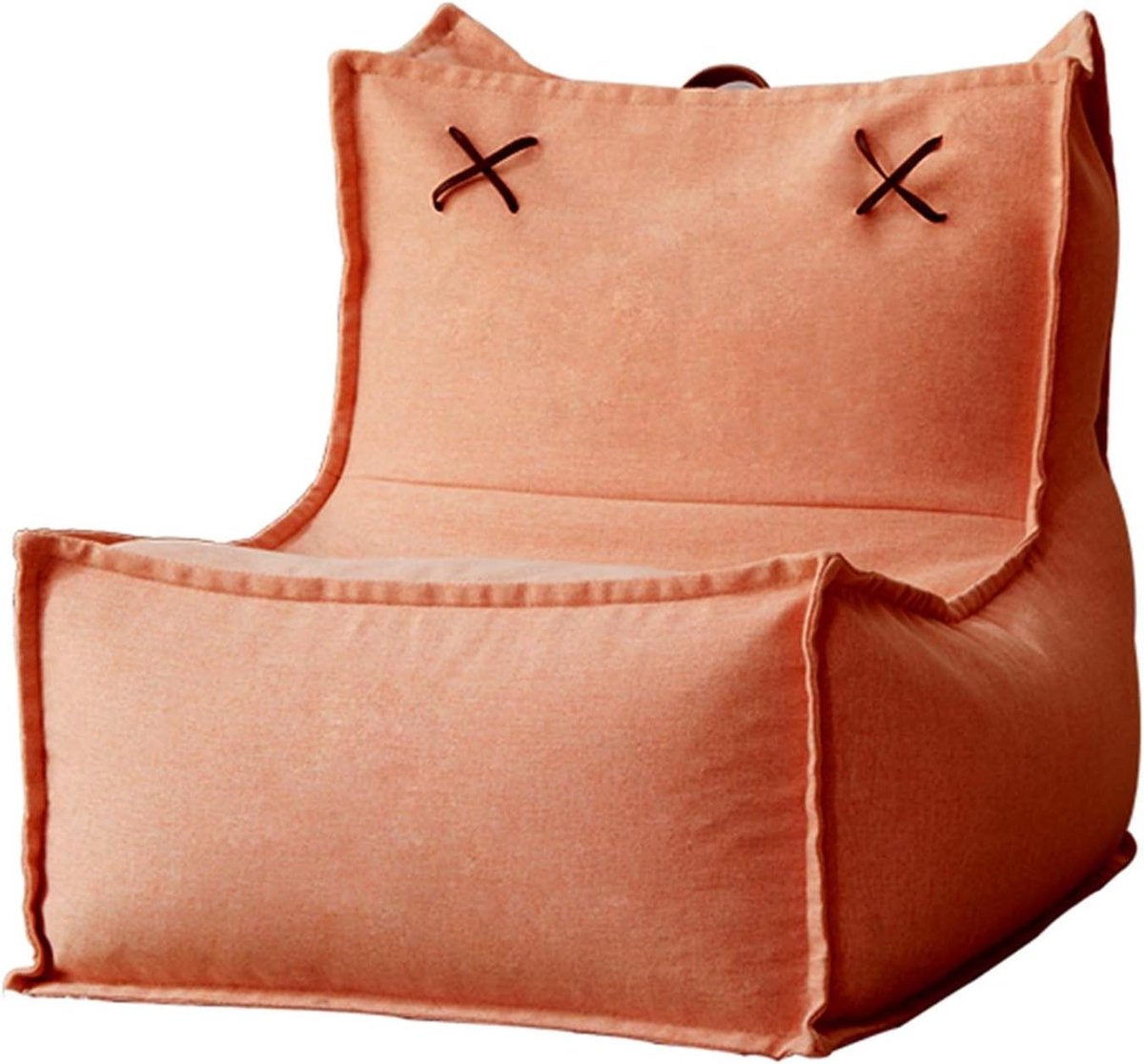 Kinder Fauteuil - Peuter Stoel - Ontspannen Lezen - Afneembare Hoes - 56x70x80cm - Rood