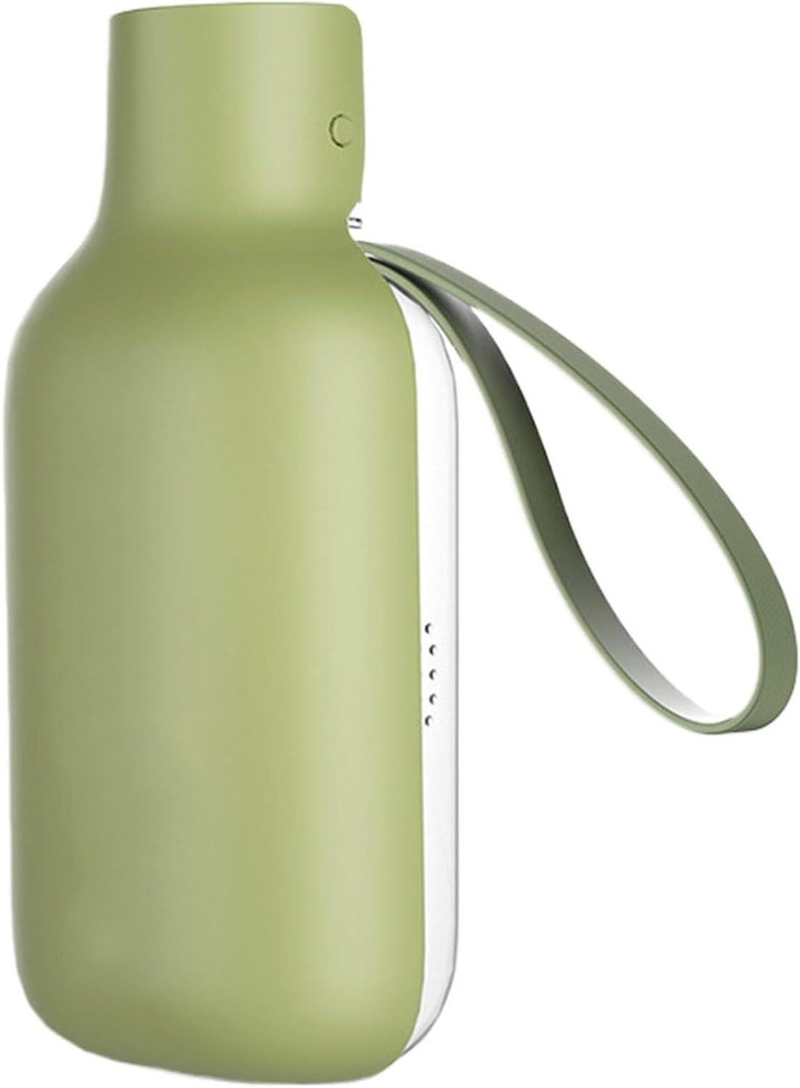 Honden Reiswaterfles - Drinkbeker Hond - Hond Hydrateren - Lekvrij Ontwerp - 550 ml - Legergroen