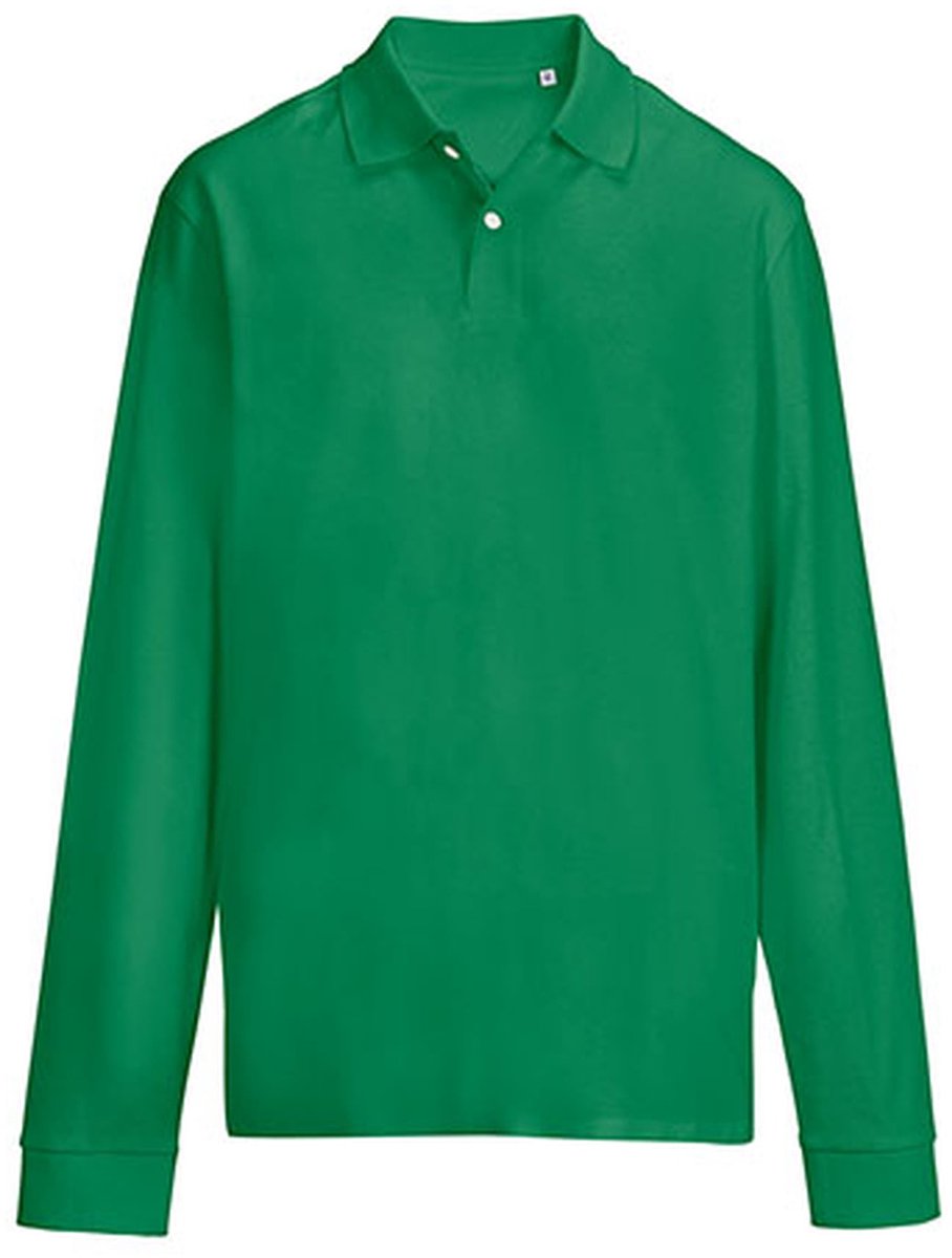 SOL'S Unisex Pacific Polo Shirt Longsleeve L04441 - Kelly Green - XS