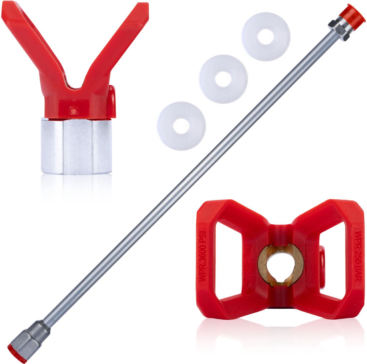Rosfix Spuitlans Set 120 cm - Spuitpistool Verlengstuk - 7/8" Gwint, 290 bar