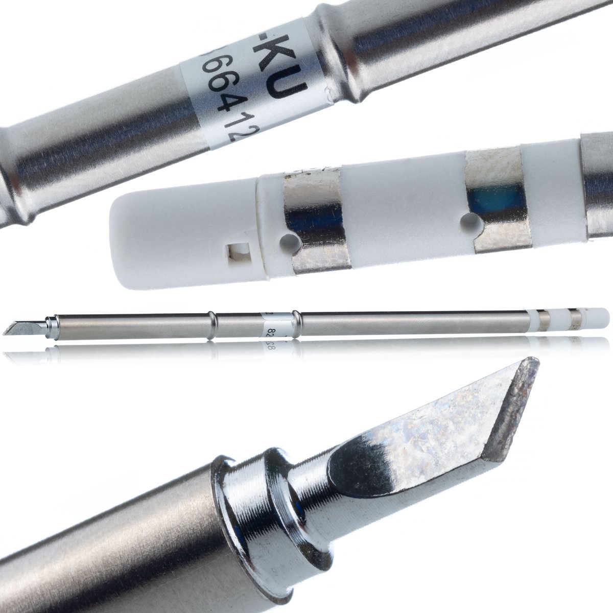 Rosfix Soldeertip T12-KU - Soldeertip met Ingebouwde Verwarming - 300°C Snel Opwarmen <10s