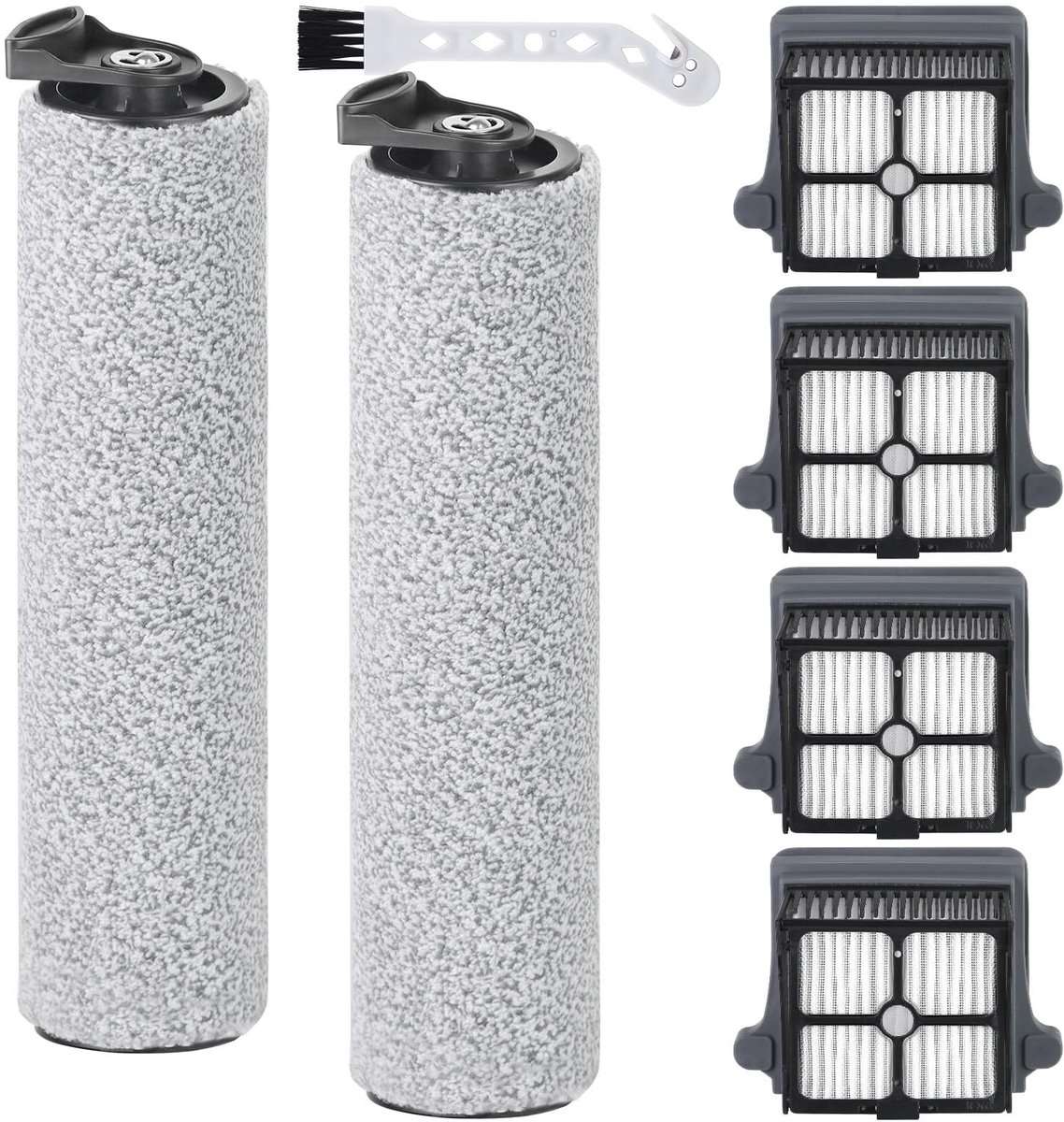 Omgoods - 7-delig Accessoire Set voor Stoomstofzuiger
