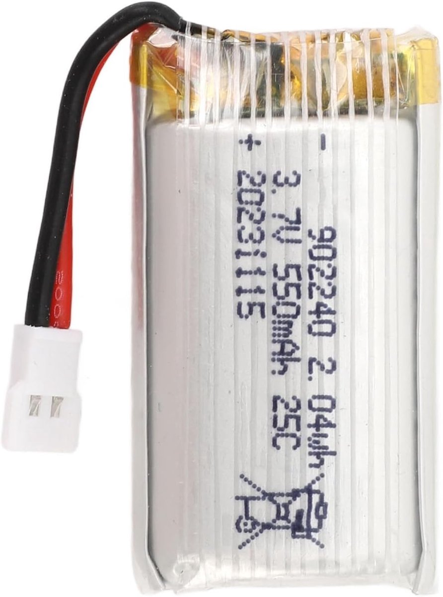 3.7V 550mAh Lithium Accu voor Drones, UAV Lipo Batterij met XH2.54 Plug voor Detectie Vliegtuigen, Lange Levensduur en Betrouwbaarheid