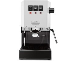 Gaggia New Classic E24 Espressomachine - 58 mm Professionele Filterdrager - Messing Boiler - Professionele Stoompijp - Polar White