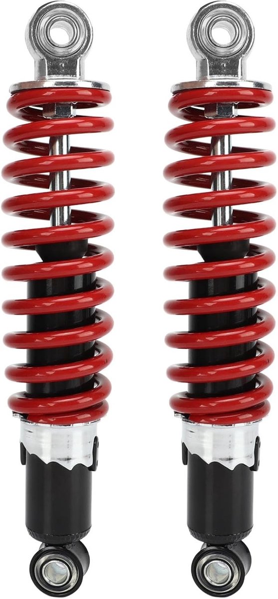 2 Stuks Motor Shock Absorber 250mm Veer Demper voor 50cc-125cc Dirt Bike, ATV en Go Kart