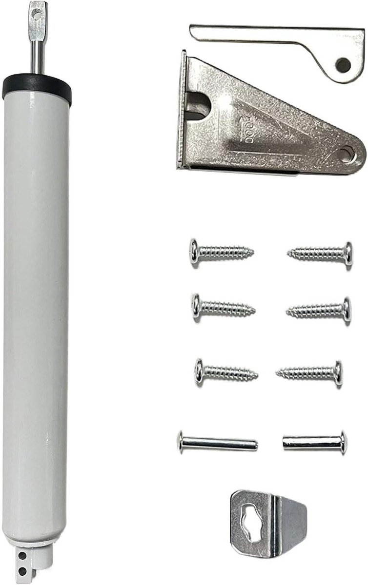 Automatische Deurdranger - Hydraulische Closer - Zelf Sluitende Deuren - Zonder Boren Installeren - 36.5x34x21.3cm - Zilver