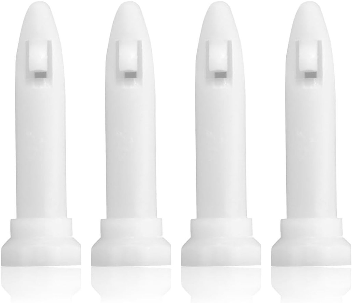 Set van 4 schokabsorberende dempers voor wasmachine, 7.3 x 1.5 cm, wit, vervangingsonderdelen voor optimale werking