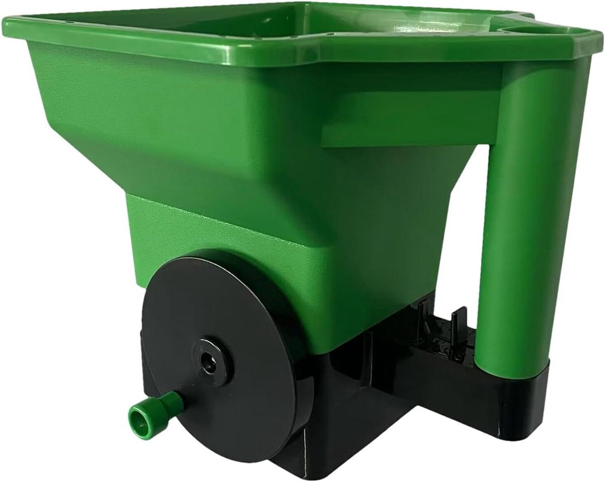 Hand Strooiwagen - Gazonstrooier Tuingereedschap - Gazon Onderhoud - Precisie Controle - 26 x 26 x 25.5 cm - Grijs
