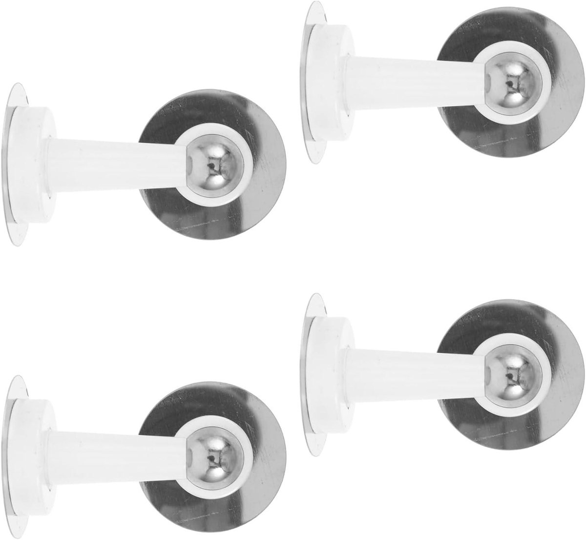 Magnetische Deurhouder - Deurvanger Camper - Deuren Open Houden - Roestbestendig Materiaal - 9.4 x 5.5 x 5.5 cm - Wit