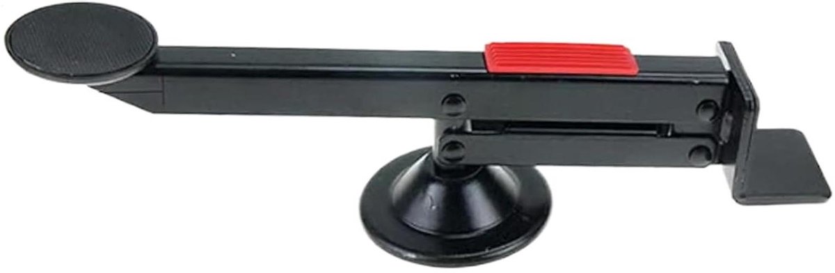 Deurlifter met Pedaal - Deurinstallatiegereedschap Deurhouder - Deuren Plaatsen - 360 Graden Draaibaar - 33 cm - Zwart