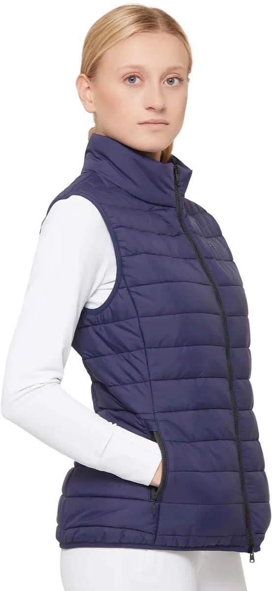 Mouwloos damesjack Premier Equine Dante Blauw