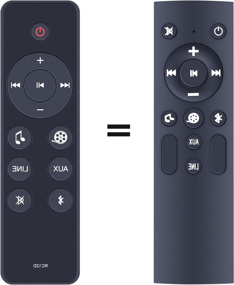 Afstandsbediening - Universele Controller - Stereo Bediening - Directe Werking - 6 Meter Bereik - Zwart