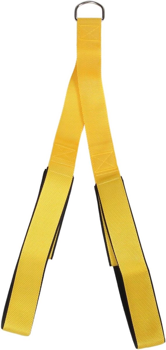 Triceps Touw - Fitness Touw - Spier Training - Antislip Handvat - 23 x 14 x 6 cm - Zwart