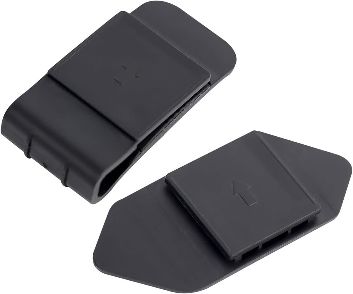 Motorhelm-headset - Zwart - Clip-houder van Kunststof - Universeel voor Motorhelmen