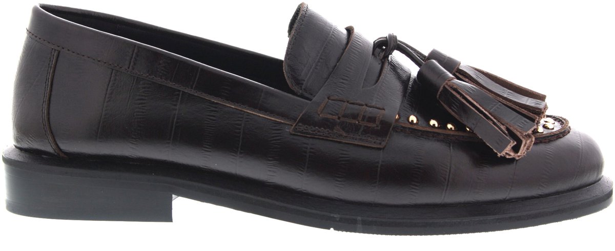 Dames Instappers & Ballerina's Toral Billy Dark Brown Donkerbruin - Maat 38