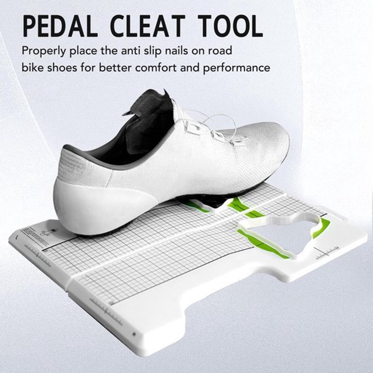 Cleat Tool Ergonomisch Ontwerp - Fitting Tool - Fietsaccessoires - Comfort en Prestaties - SL Model - Antislip Nagels - Cleat Afstelgereedschap