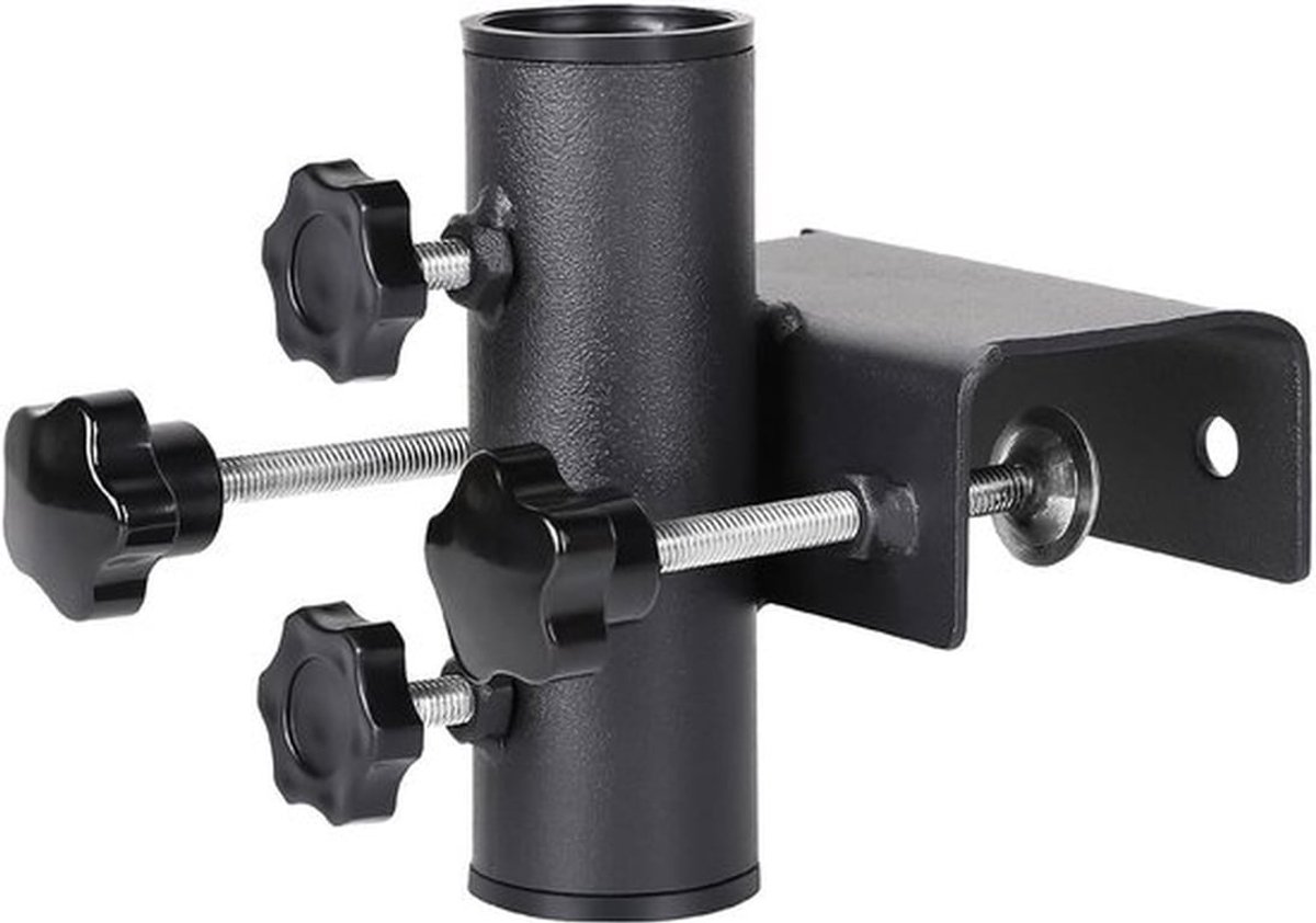 Parasolhouder Stabiel - Balkonhouder - Metalen Parasolhouder - Instelbaar - Duurzaam - Afmetingen 17 x 15 x 12 cm - Paraplustandaard