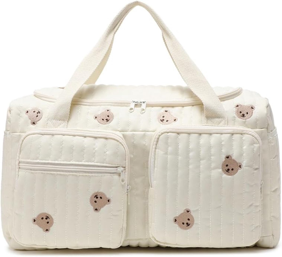 Verschoontas voor baby's - Grote zwangerschapstas - Verschoontas voor baby's - Handtas voor moeders - Schoudertas voor dames - Geschikt voor ziekenhuisverblijf en weekenduitstapjes, 48*22*26 cm