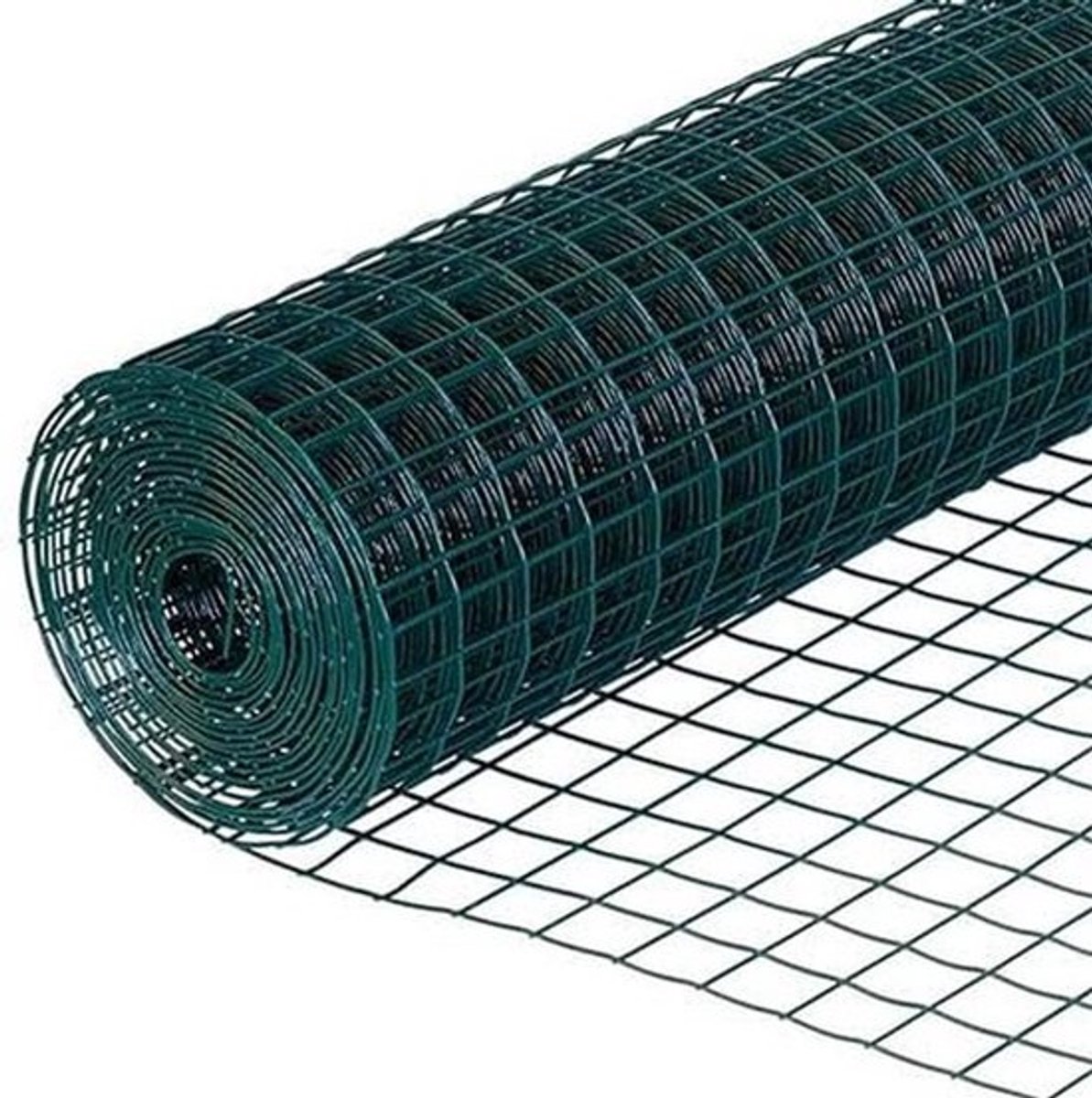 Kippengaas Duurzaam - Kunststof omhulde Stalen Gaas - Omheining voor Gevogelte - Afmetingen 1 m x 5 m - Weerbestendig - Corrosiebestendig