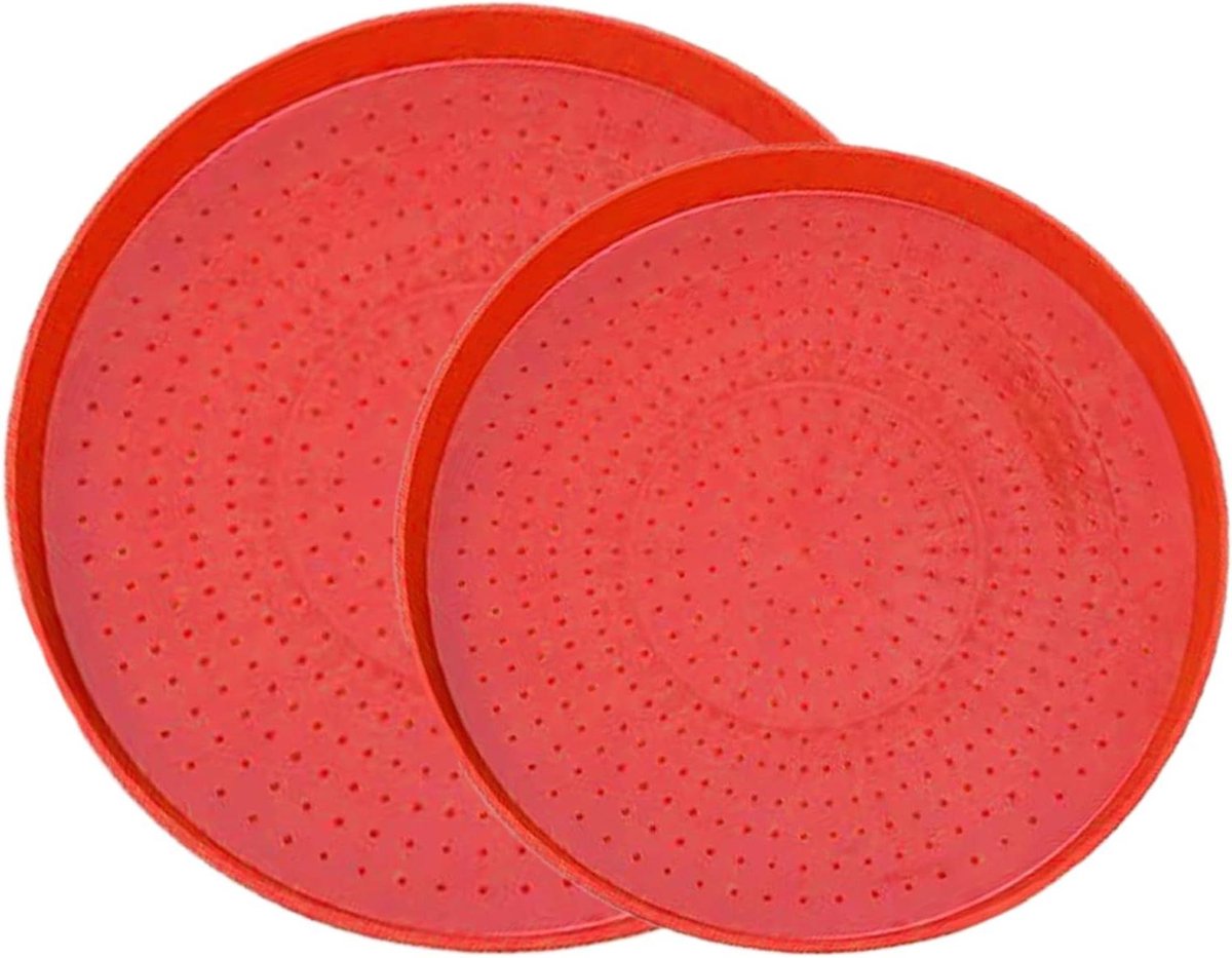 Pluimvee Voederbak - Kippen Eetbak - Voer Verdelen - Zonbestendig Ontwerp - 35 cm + 40 cm - Niet gespecificeerd