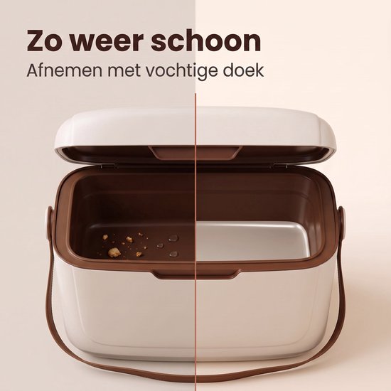 Cheqo® Koelbox - Draagbare Koelbox zonder Stroom - Passieve Koelbox met Verstelbare Draagriem - Koelbox voor Camping en Strand - Picknick Koelbox voor Auto en Boot - Koeltas voor Festival - Isolerende Koelbox met Deksel - Retro Koelbox van Cheqo — afbeelding 3