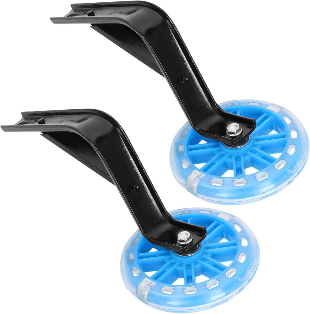 Kinderfiets Zijwielen Hulpwielen Balans Fietsen Leren Gedempt en Stabiel 2 Stuks Blauw