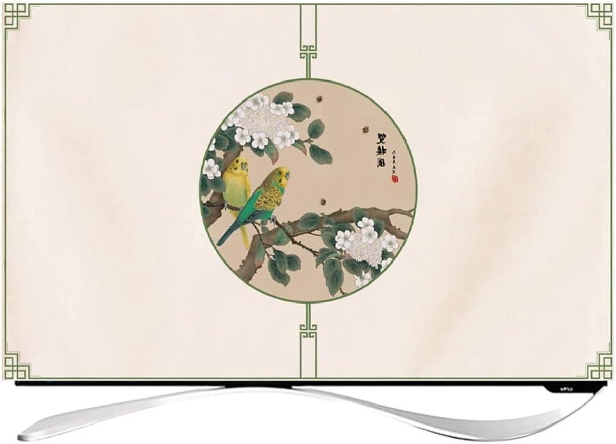 TV Hoes - Televisie Beschermhoes - Stofvrij Houden - Ademende Stof - 40 inch - Paars