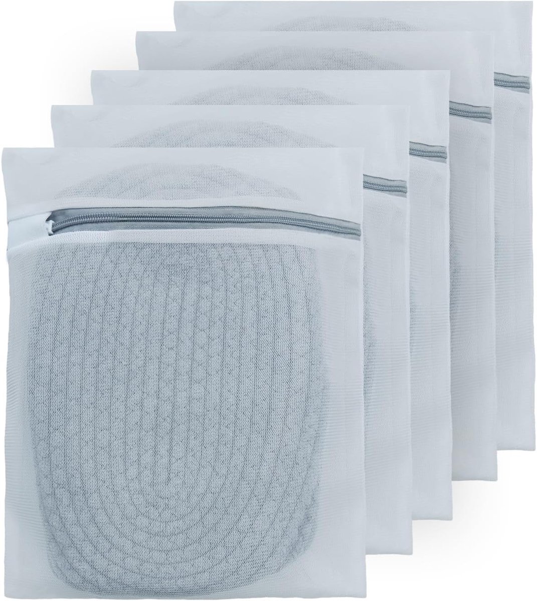 SnelShoppen - Waszakken voor Wasmachine 5 Stuks, Wasnet voor Delicate Kleding 30 x 40 cm, Perfect voor Ondergoed, Sportkleding en Babykleding