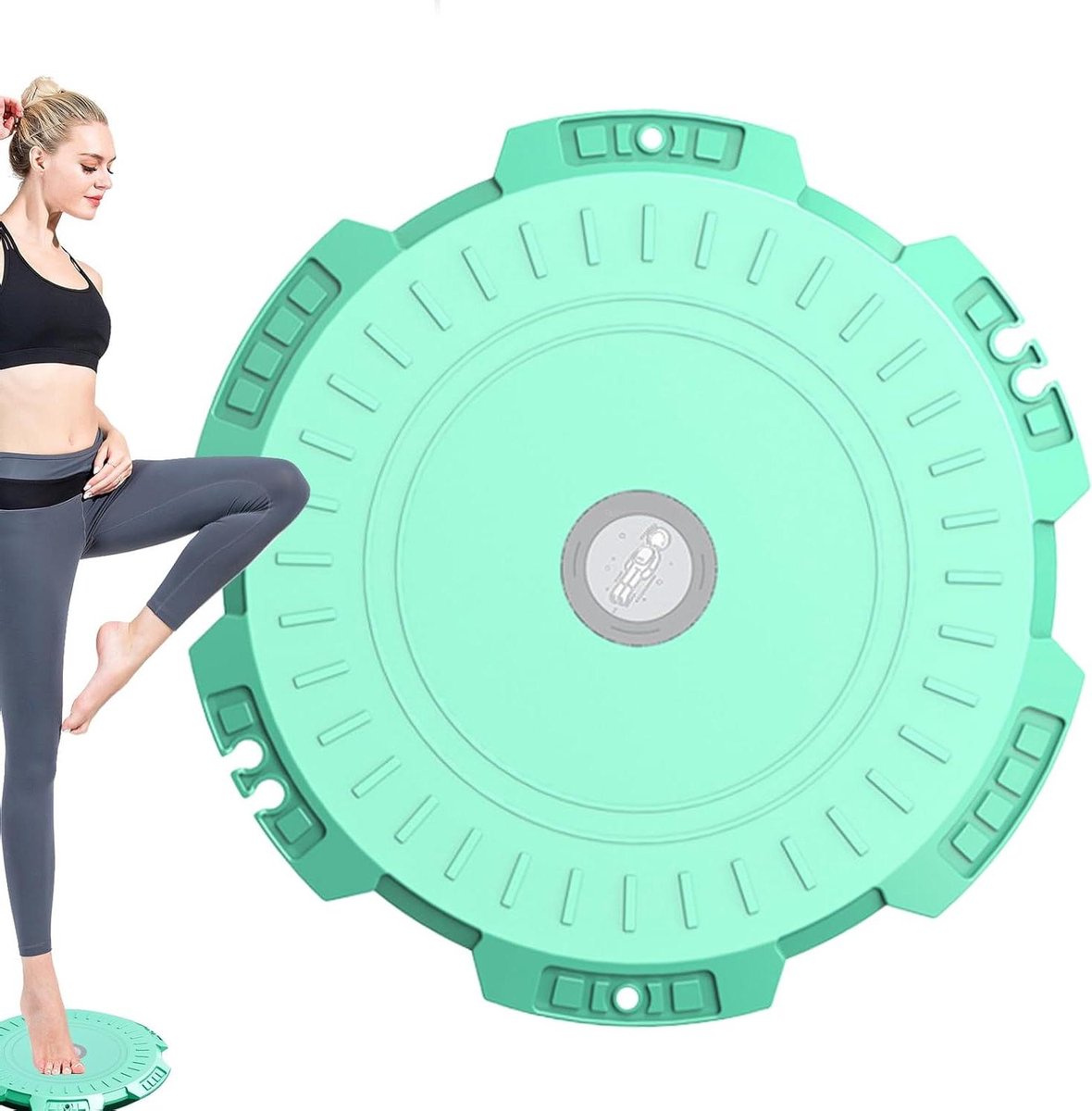 Waist Twister Disc - Twist Plate Lichaam - Taille Vormen - Geluidsarme Rotatie - 30 x 30 x 4 cm