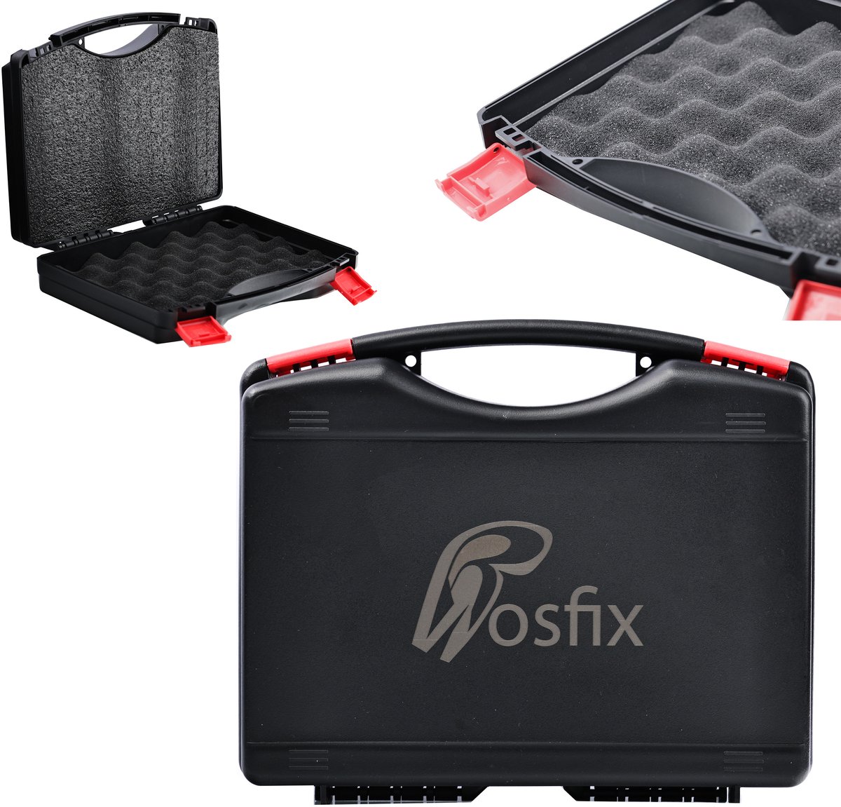 Rosfix Gereedschapskoffer Electric Pro - Kunststof met Verstelbare Schuiminleg - 253x213x72 Mm