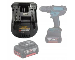Rosfix Adapter Vervanging - Robuust, Eenvoudige Montage - Geschikt voor Bosch Accu, Makita 18V