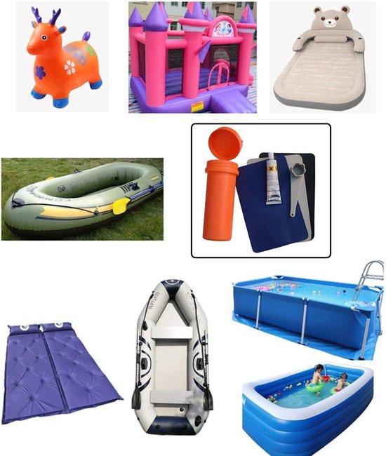 Reparatieset Rubberboot - PVC Boot Reparatie - Watersport Onderhoud - Compleet met Lijm - 170g Pakket - Willekeurig — afbeelding 4