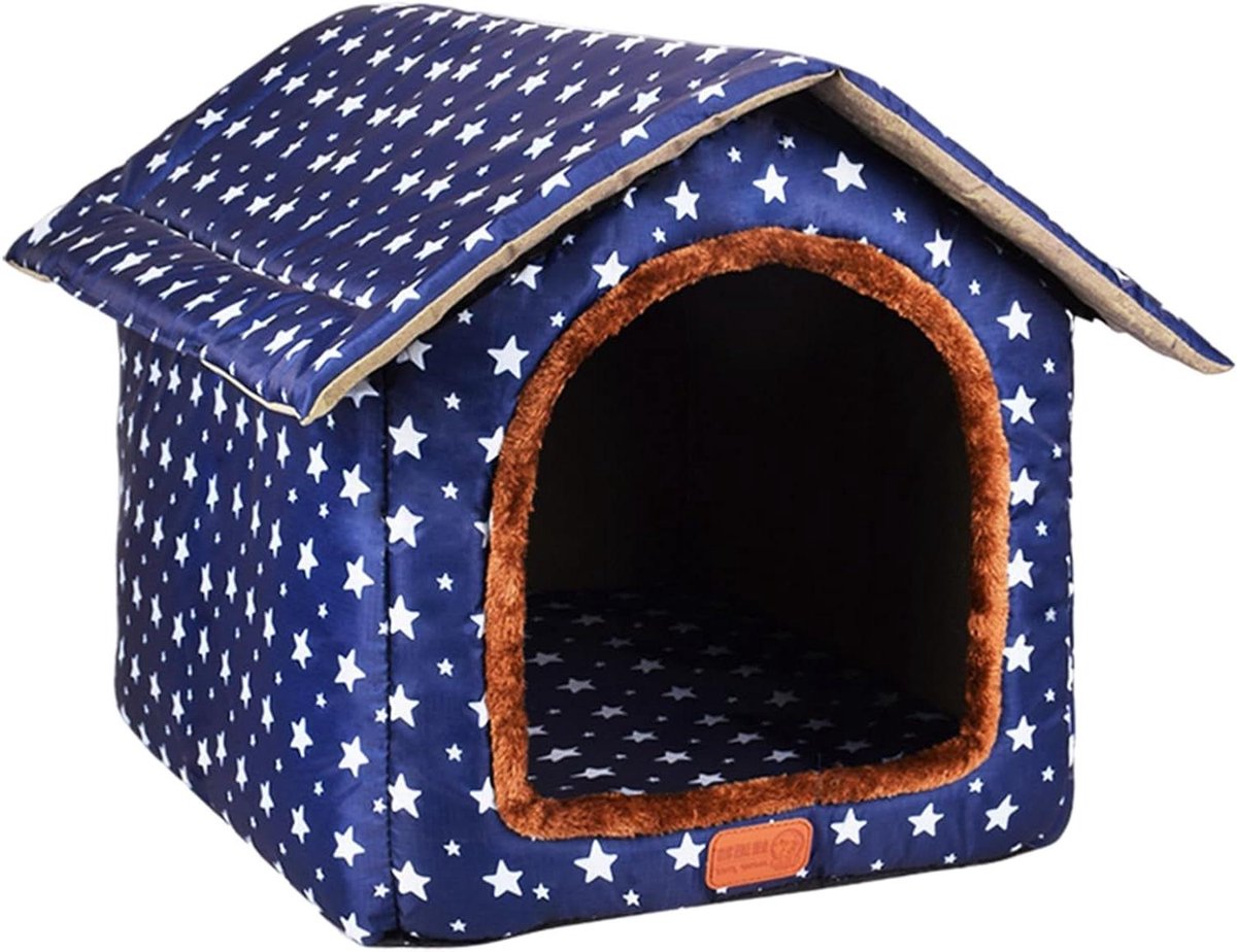 Hondenhok Buiten - Huisdier Grot - Bescherming Huisdier - Superieure Isolatie - 8D x 25B x 8H cm - Grijs