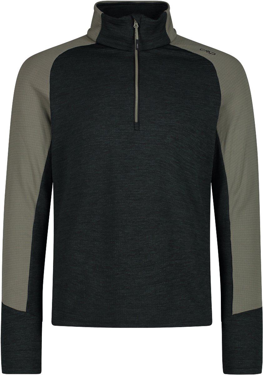 Sweater met halve rits CMP Zwart