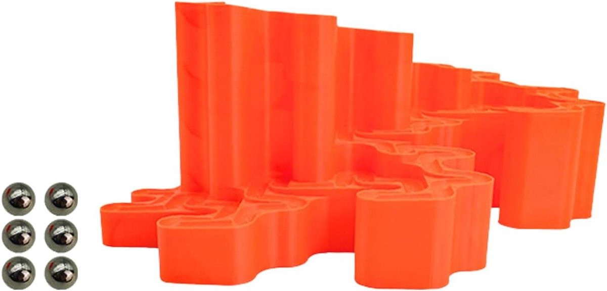 Knikkerbaan Speelgoed - Montagespeelgoed Educatief - Cognitieve Ontwikkeling - Verdiep Verbinding - 26 x 20 x 12 cm - Multicolor