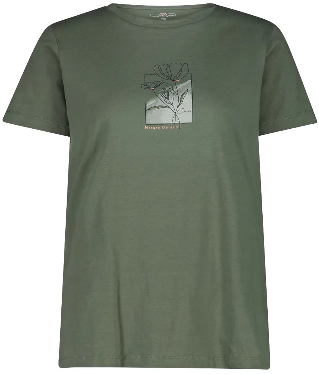 T-shirt van biologisch katoen voor vrouwen CMP Avocado