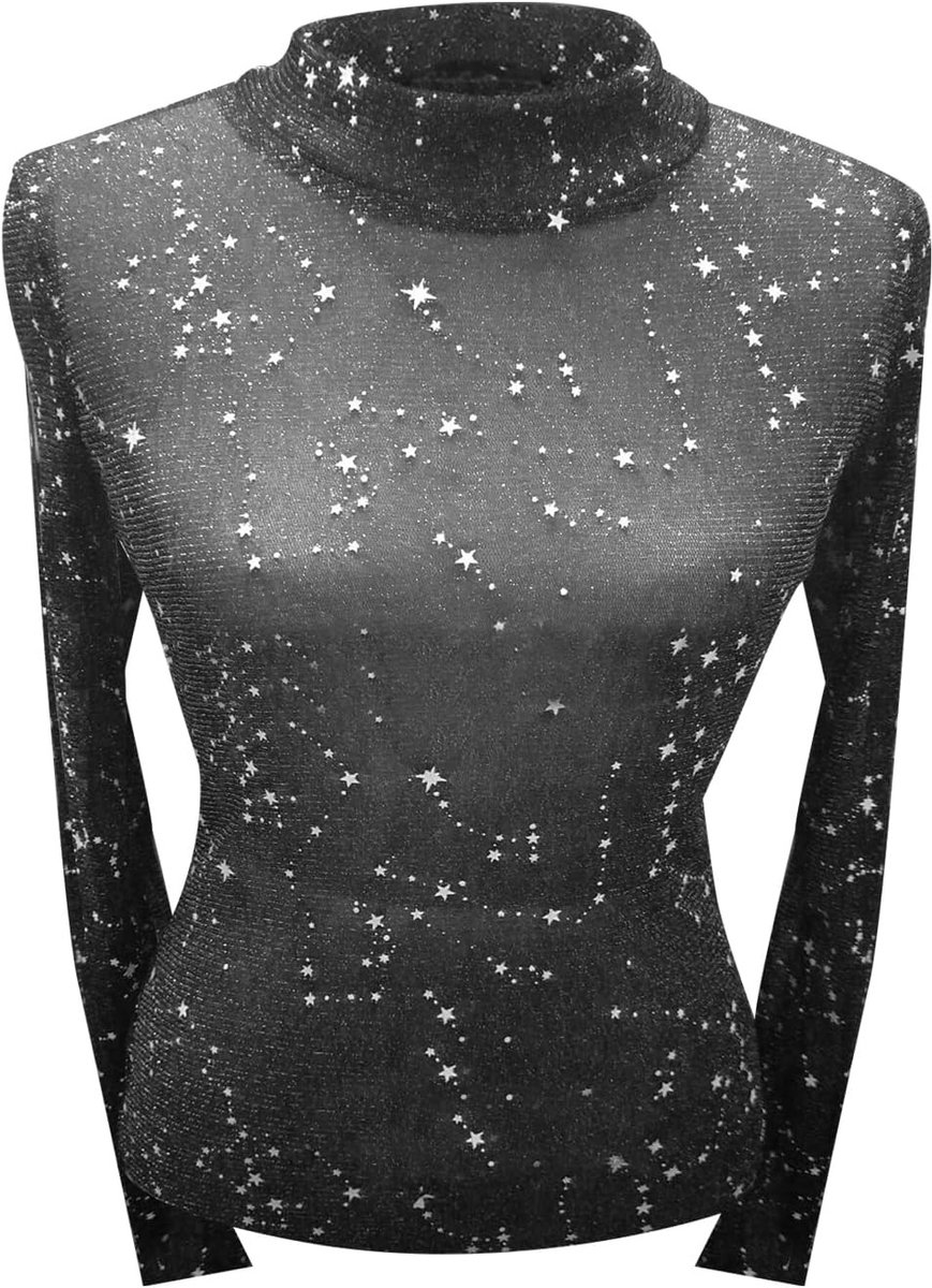 Creatief gebreid dames topje met glanzende afwerking, ideaal voor feesten en casual mode, 100% polyester.