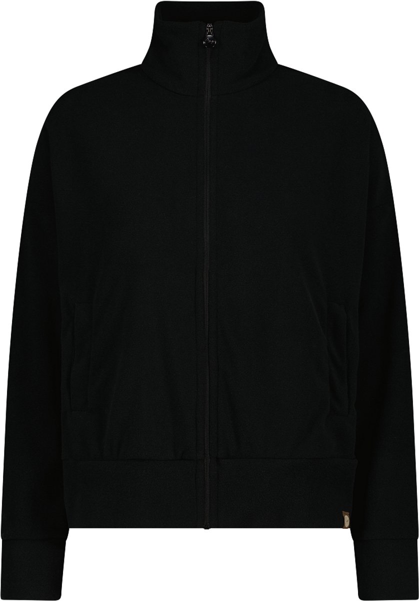 Dames sweatshirts met halve rits en hoge kraag CMP Zwart