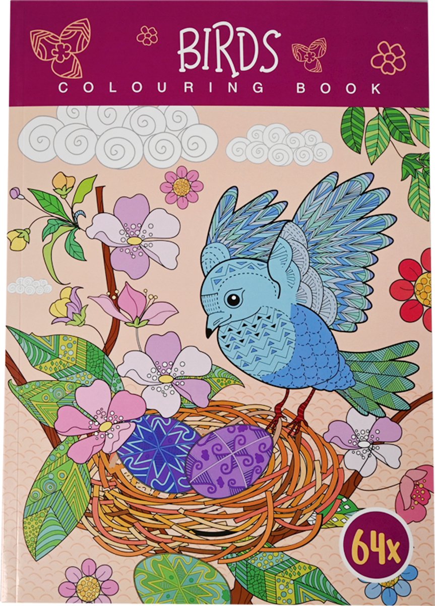 Kleurboek voor Volwassenen Bundel - Kleuren voor Volwassenen - Tekenen voor Volwassenen - Creatief Volwassenen - 64 Pagina's - 4 Stuks