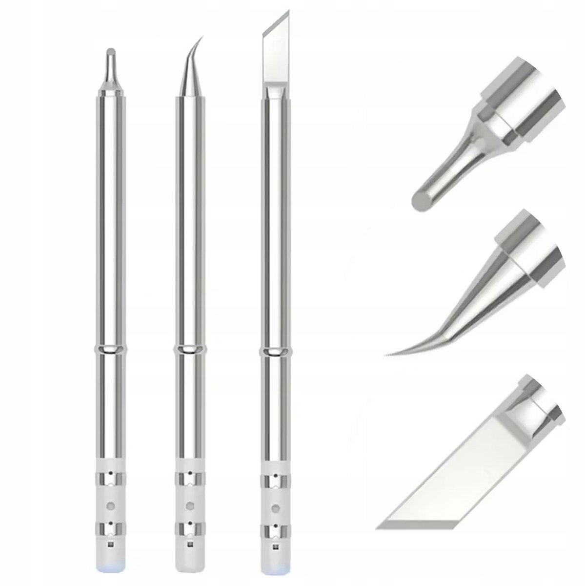 Rosfix Soldeerpunten Set T65 - 3x Precisiepunten - 5,5 mm Ø, 45 mm Lengte
