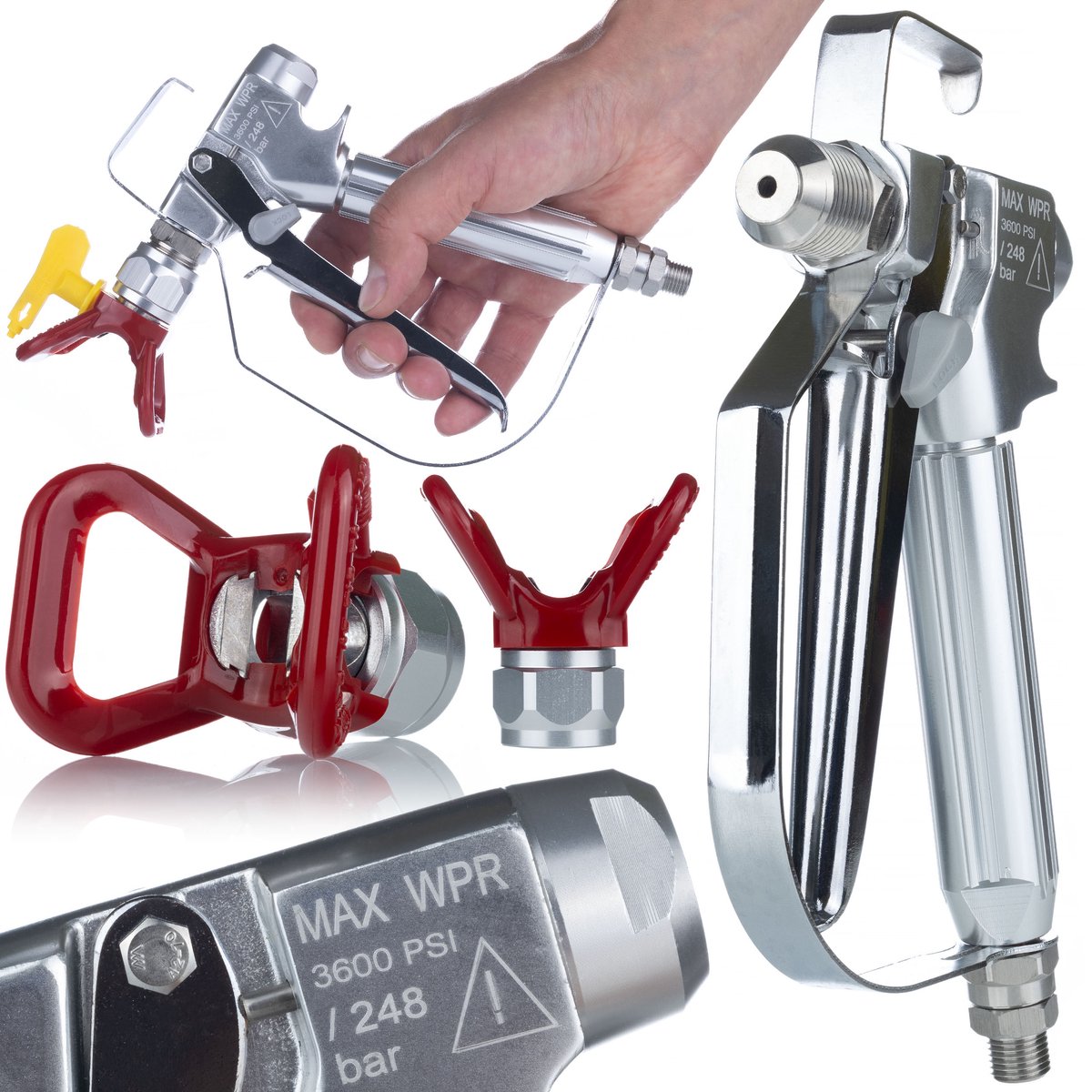 Rosfix Spuitpistool PMRUS03 UltraSpray - Met Spuitmondbescherming, Ingebouwd Filter