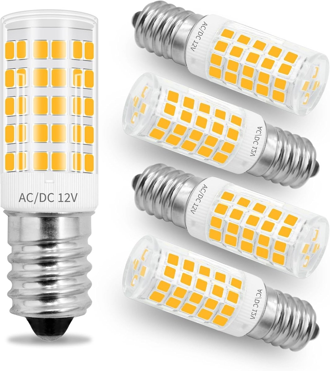LED-lamp E14 - Warmwit - 0,6 x 2,1 inch - Keramische en Aluminium Constructie - Voor Camper en Boot