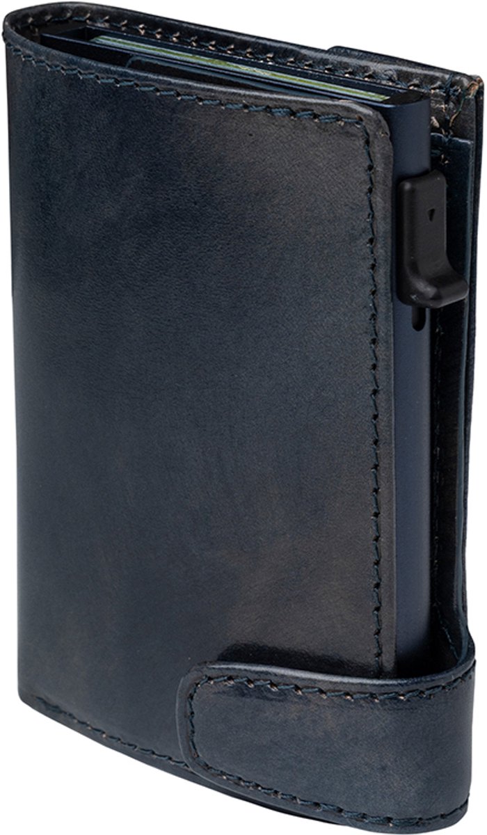 Tony Perotti Van Gogh Dames & Heren Pasjeshouder - Leer - rfid - Blauw
