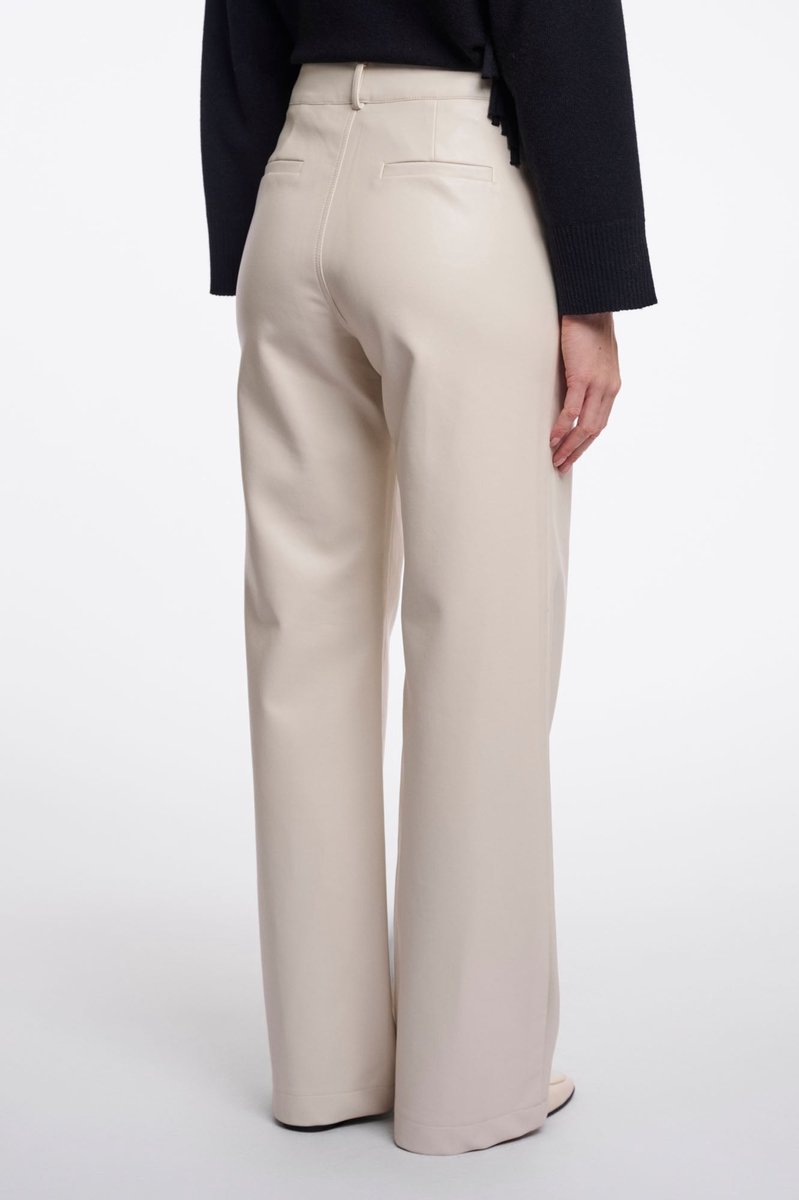 Rino & Pelle Broeken - Corian straight leg trousers - Effen