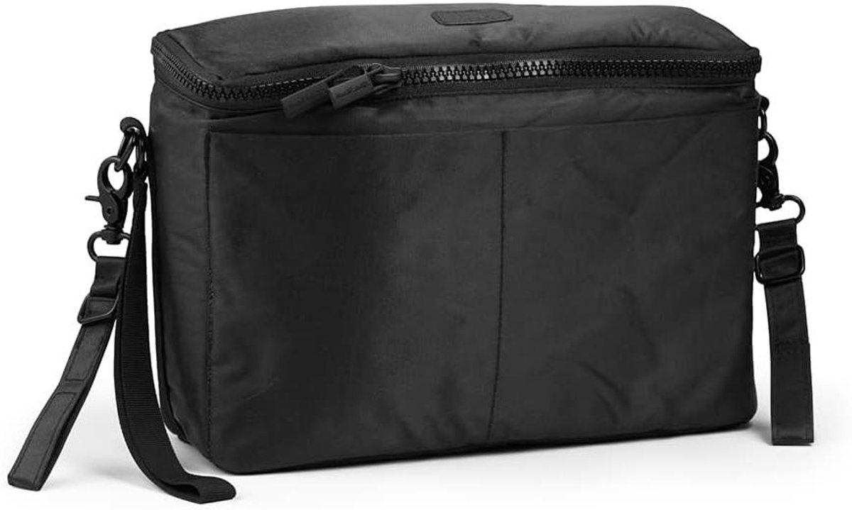Kinderwagen Organizer - Buggy tas Opbergtas - Baby onderweg - Afsluitbaar deksel - 29 x 12 x 19 cm - Zwart
