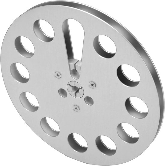 Lege Spoel - Spoel Reel - Muziek Opnemen - Aluminiumlegering - 7 inch - Zilver — afbeelding 4