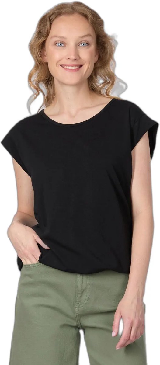 T-shirt dames Ragwear Tulsa Zwart